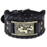 Bracelet Cuir Gothique 22