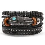 Bracelet Gothique Cuir Fly