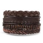 Bracelet Gothique Cuir Brown