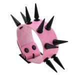 Bracelet Clouté Gothique Thorn Pink