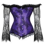Corset Gothique Vintage Violet