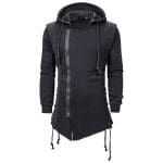 Long Manteau Gothique Homme Dark Grey