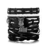 Bracelet Gothique Cuir Dark