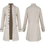 Veste Gothique Homme 3.Veste Beige
