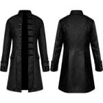 Veste Gothique Homme 3.Veste Noire