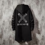 Long Manteau Noir Gothique
