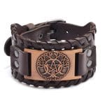 Bracelet Cuir Gothique 21