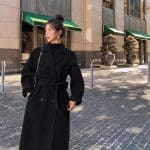 Pardessus Femme Gothique Noir