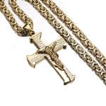 Collier Jésus Gothique Or