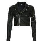 Veste Gothique Cuir Noir