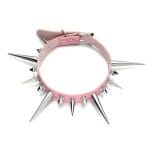 Collier à Piques Rose