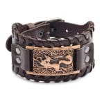Bracelet Cuir Gothique 23