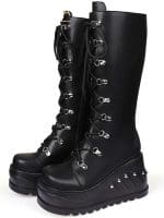 Bottes Gothique Plateforme Dark Boots