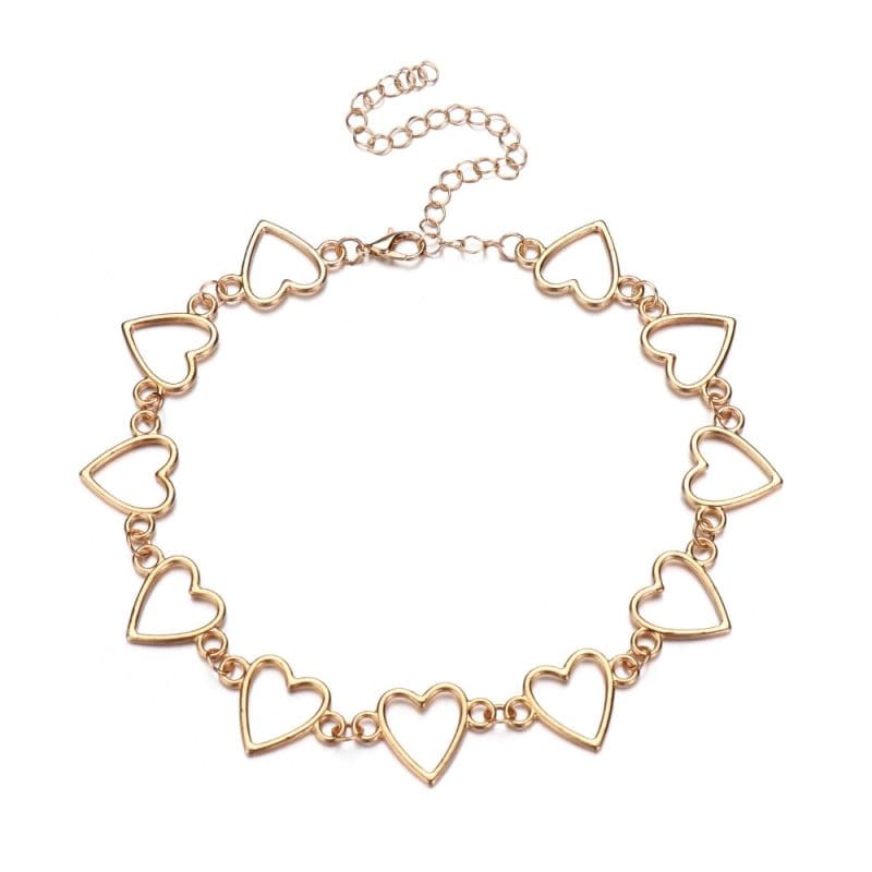 Collier Gothique Romantique Doré