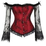 Corset Gothique Vintage Rouge