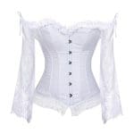 Corset Gothique Vintage Blanc