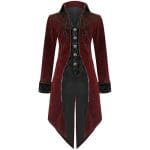 Manteau Gothique Grande Taille Homme Rouge
