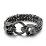 Bracelet Gothique Punk Noir