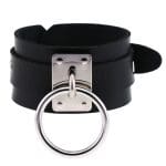 Bracelet Clouté Gothique Anneau Argenté