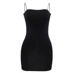Robe d'été Noire Gothique Noir