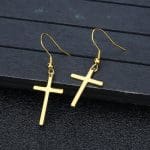 Boucle d'Oreille Croix Chaîne Gothique Croix & Chaîne 5