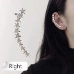 Boucle d'Oreille Gothique Punk Chain