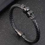 Bracelet Gothique Skull Black