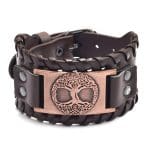 Bracelet Cuir Gothique 18