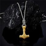 Collier Gothique Nordique Gold Chain 60CM