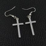 Boucle d'Oreille Croix Chaîne Gothique Croix & Chaîne 9