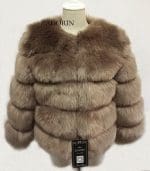 Manteau Gothique Fourrure Marron