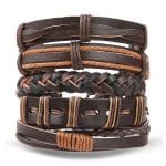 Bracelet Gothique Cuir Savage