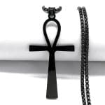 Collier Ânkh Noir 1