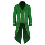 Veste Gothique Steampunk Vert