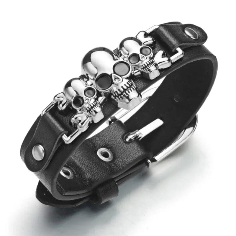 Bracelet Tête-de-Mort 26cm