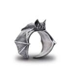 Bague Chauve Souris Argenté