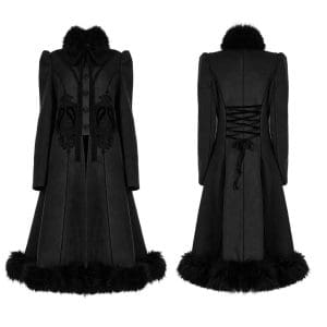 Veste de Ville Gothique Noire pour Femme PUNK RAVE