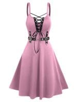 Robe Gothique Noire Cyber Rose