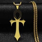 Collier Ânkh Noir 6