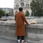 Pardessus Noir Homme Marron