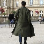 Pardessus Noir Homme Vert