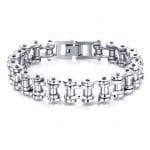 Bracelet Gothique Biker Silver