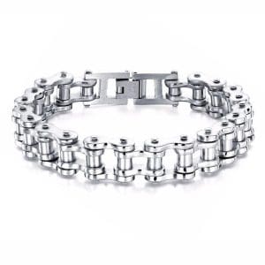 Bracelet Gothique Biker Silver