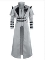 Longue Veste Gothique Vintage Gris