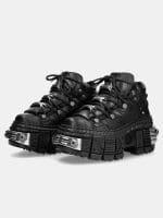 Chaussure Plateforme Noire Gothique