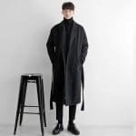 Pardessus Noir Homme Noir