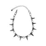 Collier Gothique Pique Femme Couleur Noire 35cm