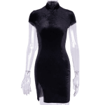 Robe Gothique Kimono Manches Courtes