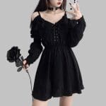 Robe Gothique Manches Longues